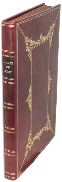 ''The Fables of Aesop'' 1668 Second Edition, With Over 80 Engraved Plates Illustrating the Fables -- Large Folio Measures 11'' x 16.5''
